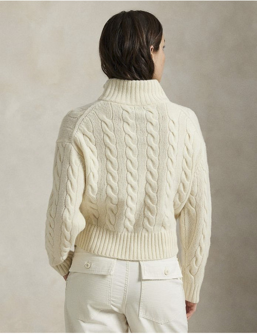 Ralph Lauren Dames lange mouw pull ecru