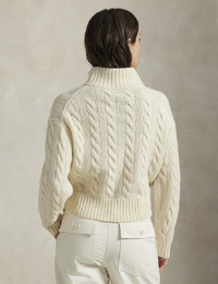 Ralph Lauren lange mouw pull ecru