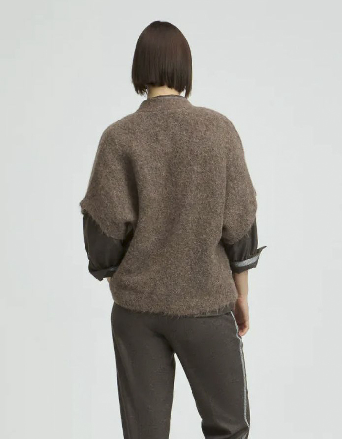 Xandres gilet bruin