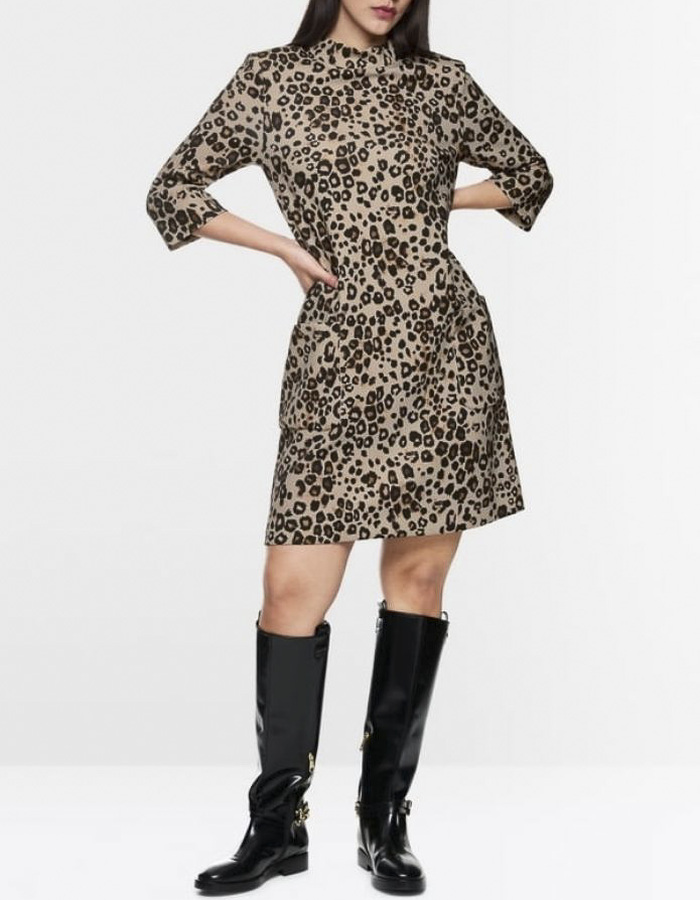 Marccain kleed bruin