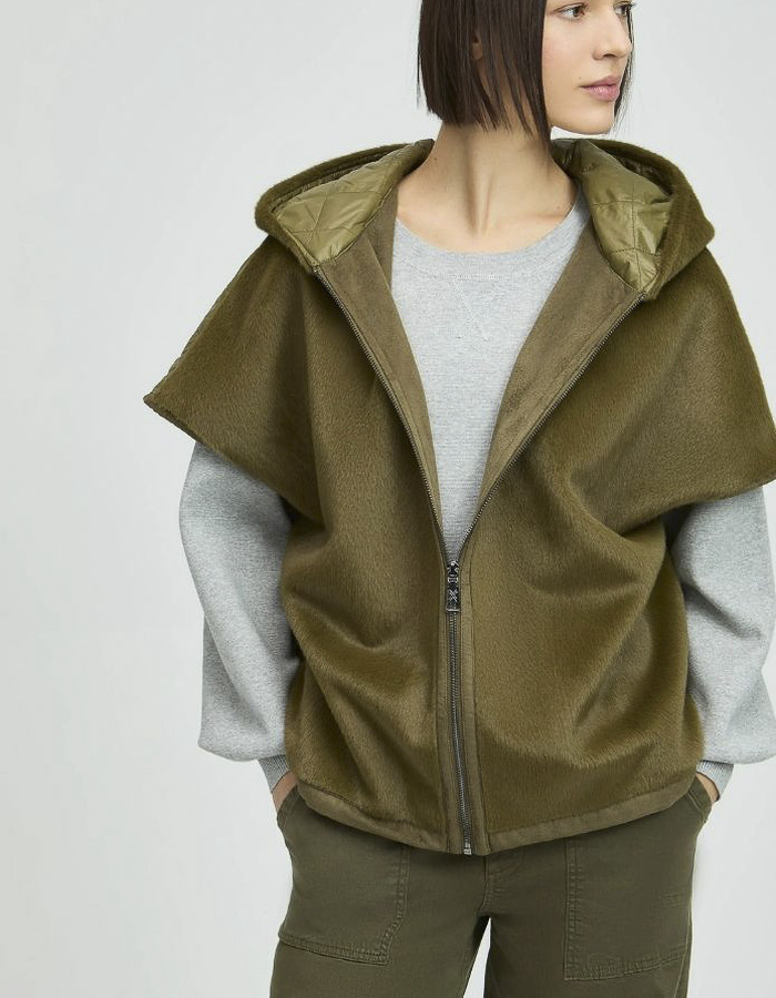 Xandres poncho kaki