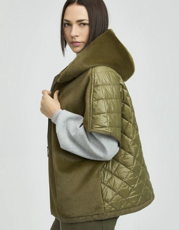 Xandres poncho kaki