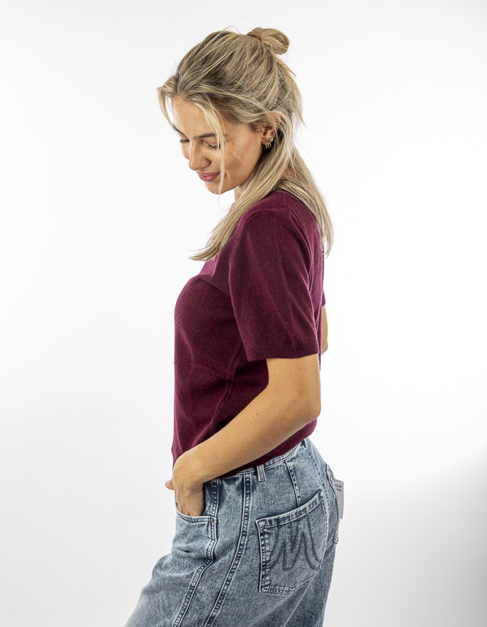 Lalotti pull bordeaux