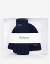 Barbour winterset met muts & handschoenen – Navy