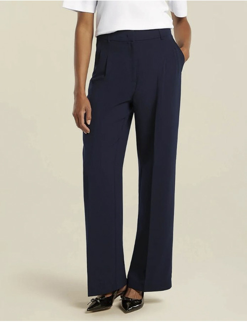 Beaumont geklede broek blauw