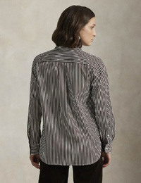 Ralph Lauren lange mouw bloes bruin