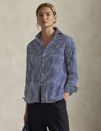 Ralph Lauren lange mouw bloes blauw