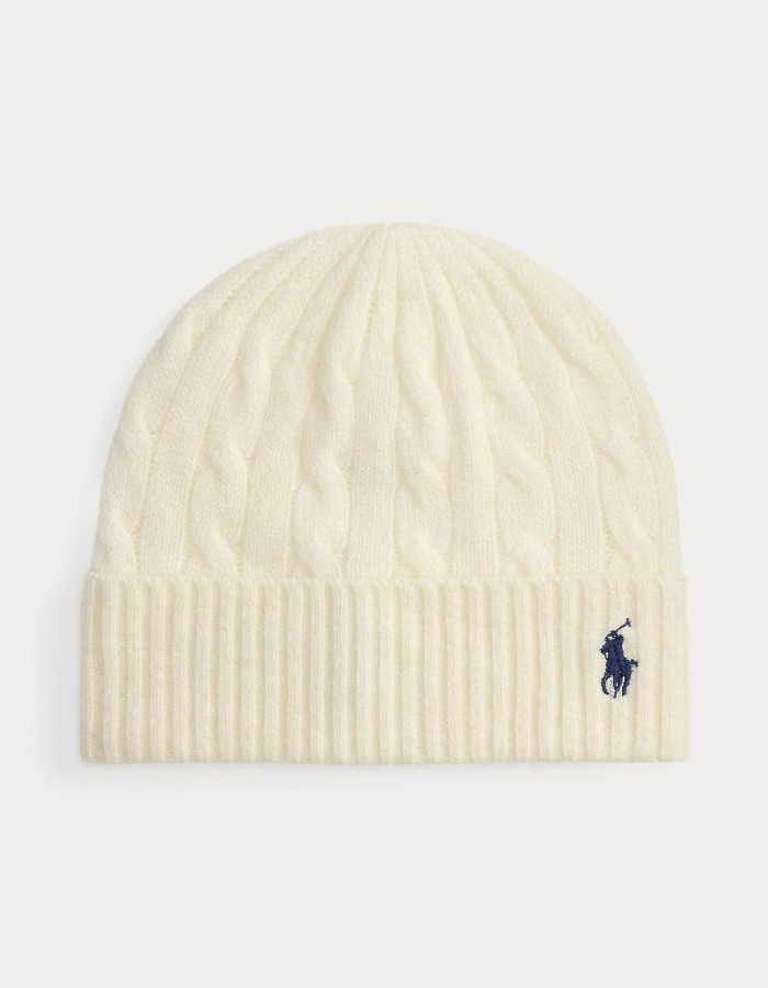 Ralph Lauren Dames muts ecru