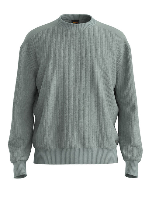 Relaxed Fit Crewneck Sweater in Wolmix