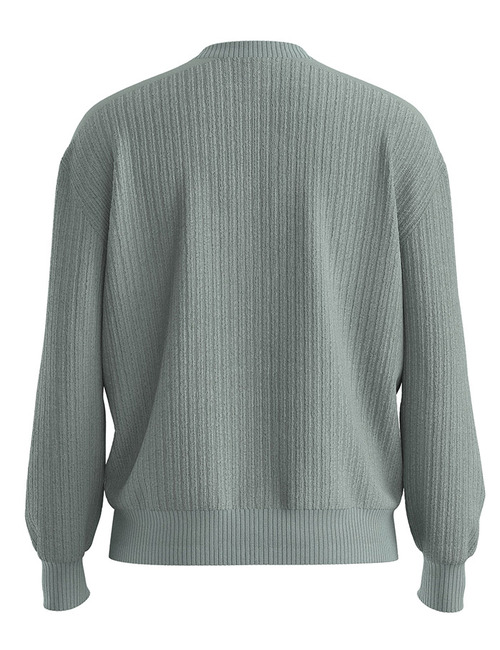 Relaxed Fit Crewneck Sweater in Wolmix