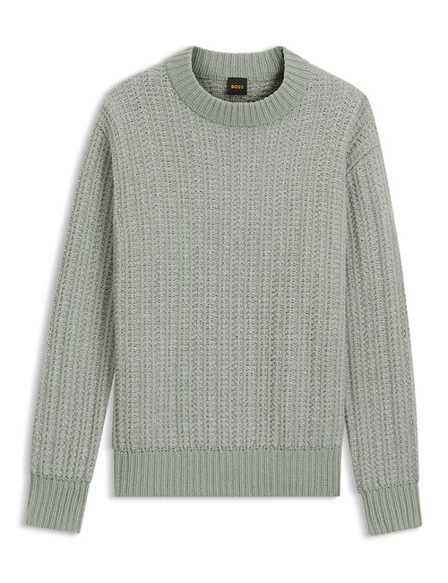 Regular Fit Rollneck Sweater in Lichtbeige