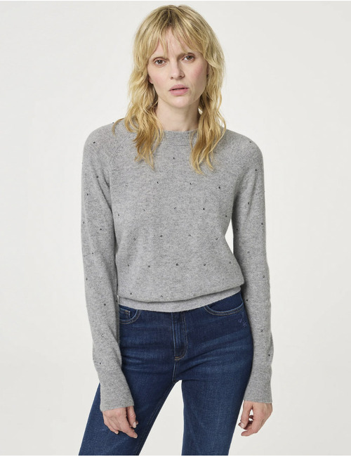 Fabienne Chapot lange mouw pull grijs