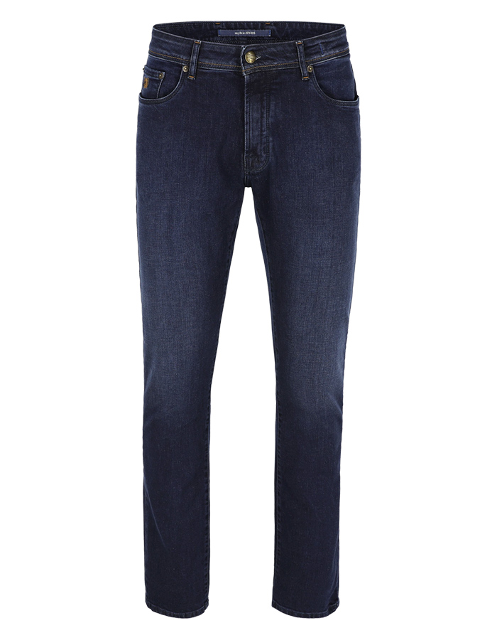 Slim Fit Jeans ATN01S in Donkerblauw