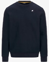 Baptiste Heavy Fleece Sweater in Blue Depth