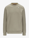 Baptiste Heavy Fleece Sweater in Green Oak 