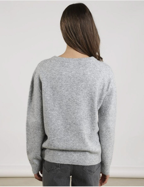 Nukus lange mouw pull grijs