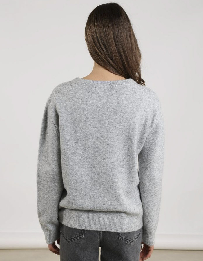 Nukus lange mouw pull grijs