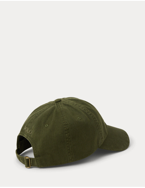 Garment-Dyed Twill Ball Cap in Company Olive