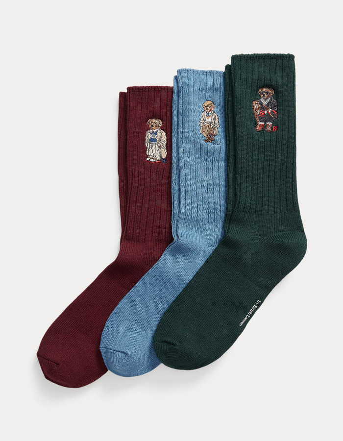Polo Bear Crew 3-Sokken Giftset