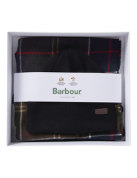Barbour Muts en Sjaal Giftset in Classic Tartan
