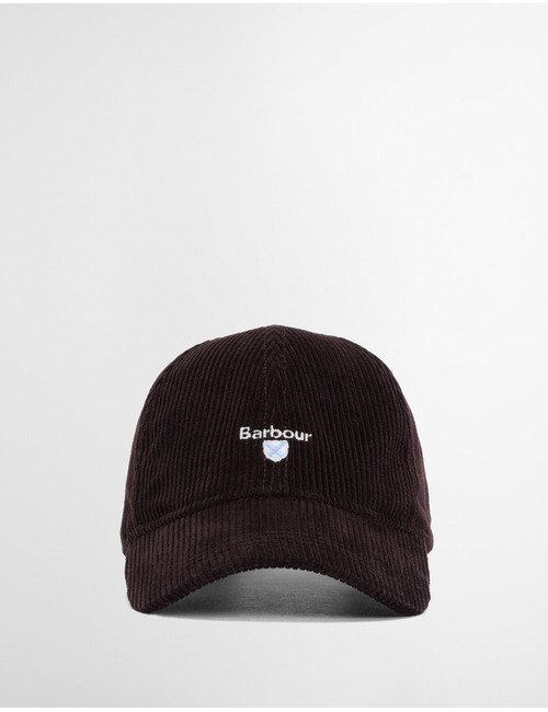 Corduroy Shield Logo Pet in Dark Brown