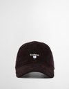  Corduroy Shield Logo Pet in Dark Brown