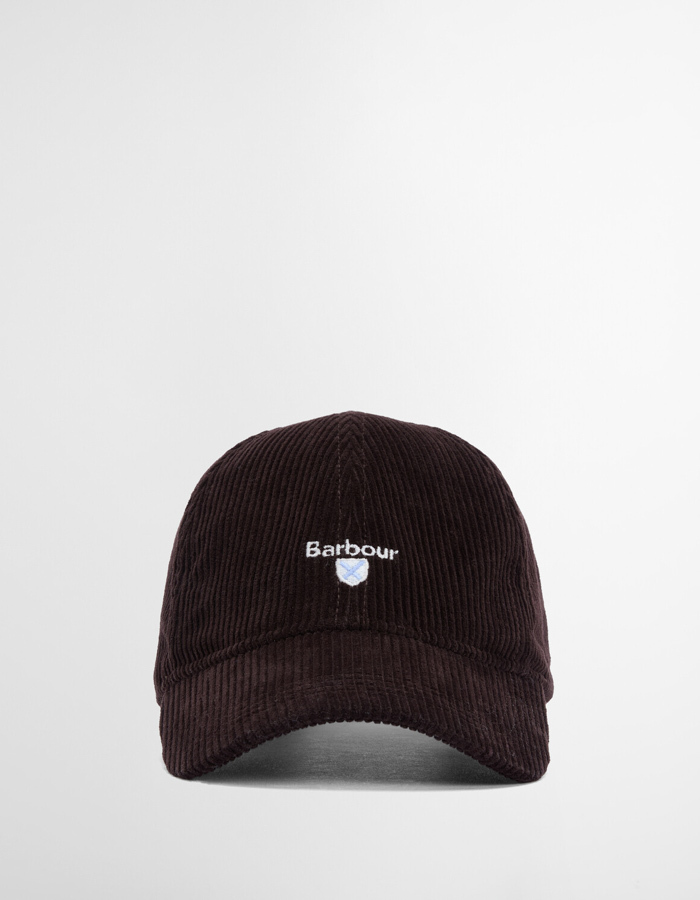  Corduroy Shield Logo Pet in Dark Brown