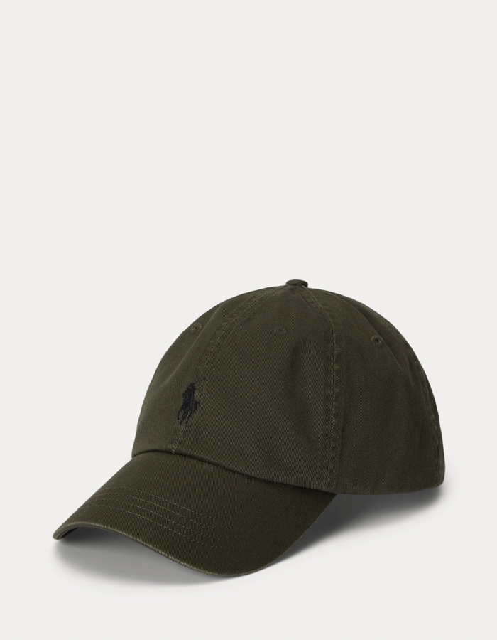 The Iconic Cotton Chino Ball Cap in Company Olive