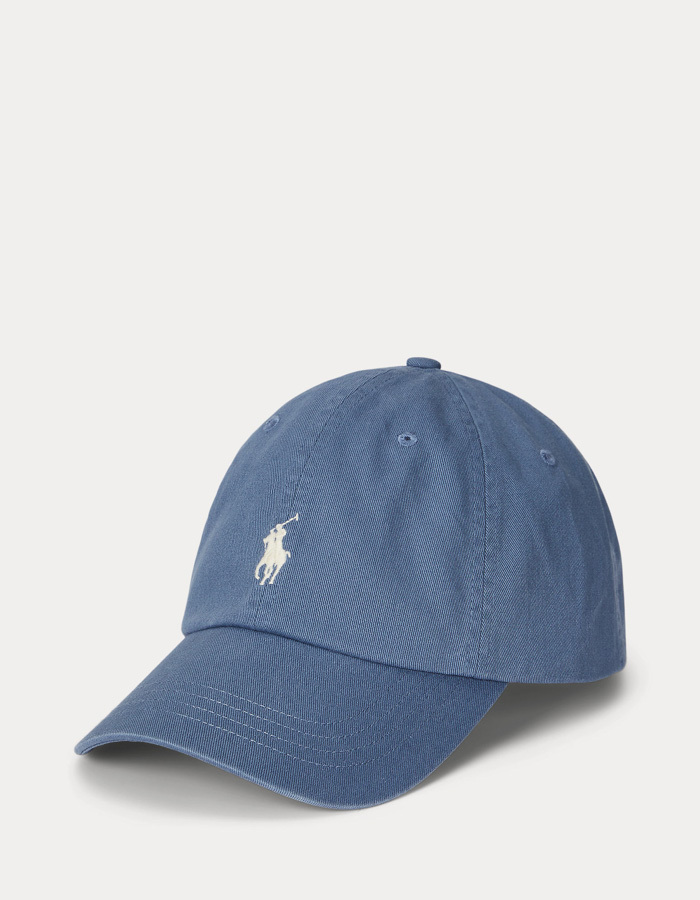 The Iconic Cotton Chino Ball Cap in Capri Blue 