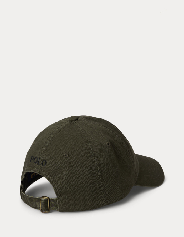 The Iconic Cotton Chino Ball Cap in Company Olive