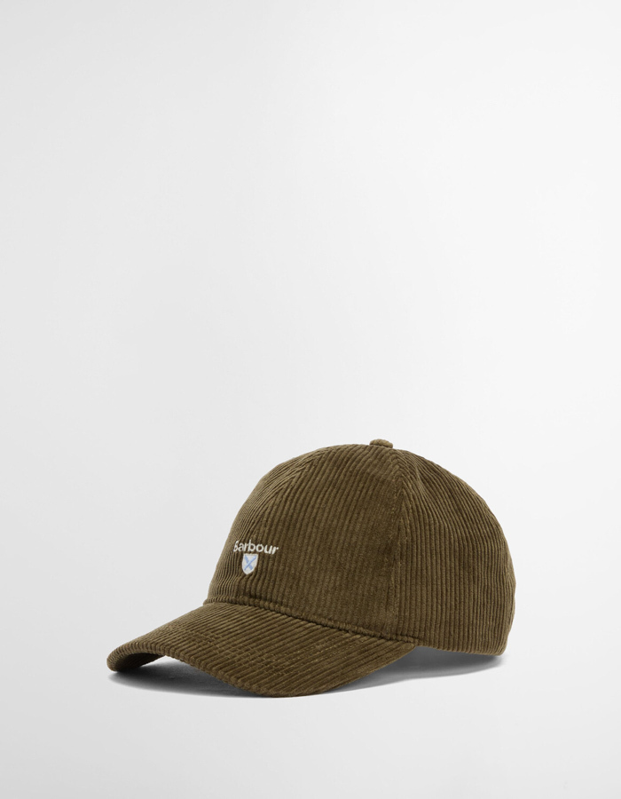 Corduroy Cap in Olive