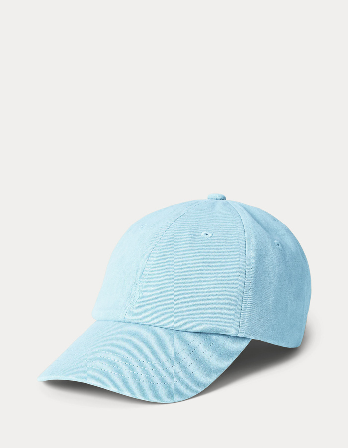 Mineral-Dyed Twill Ball Cap in Sky