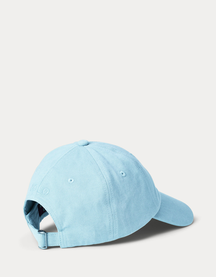 Mineral-Dyed Twill Ball Cap in Sky