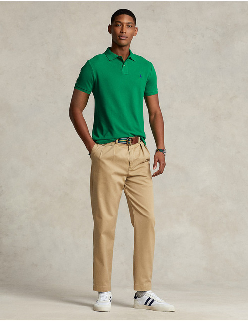 The Iconic Mesh Polo Shirt in Billiard