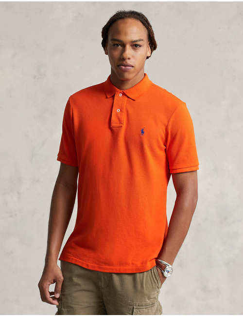 The Iconic Mesh Polo Shirt in Sailing Orange 