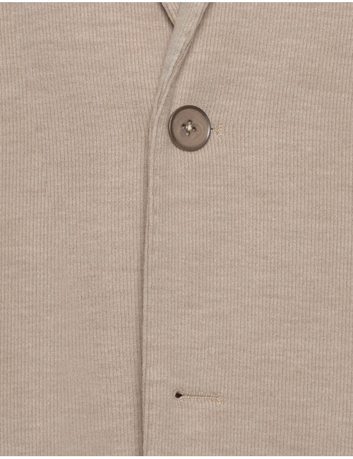 Modern Fit Blazer in Beige – Lichtgewicht met Comfortstretch