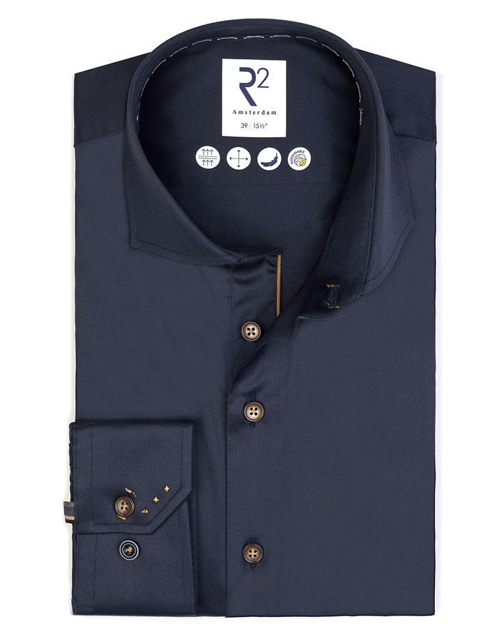 Modern Fit Hemd – Featherweight van Duurzame Materialen met Four Way Stretch