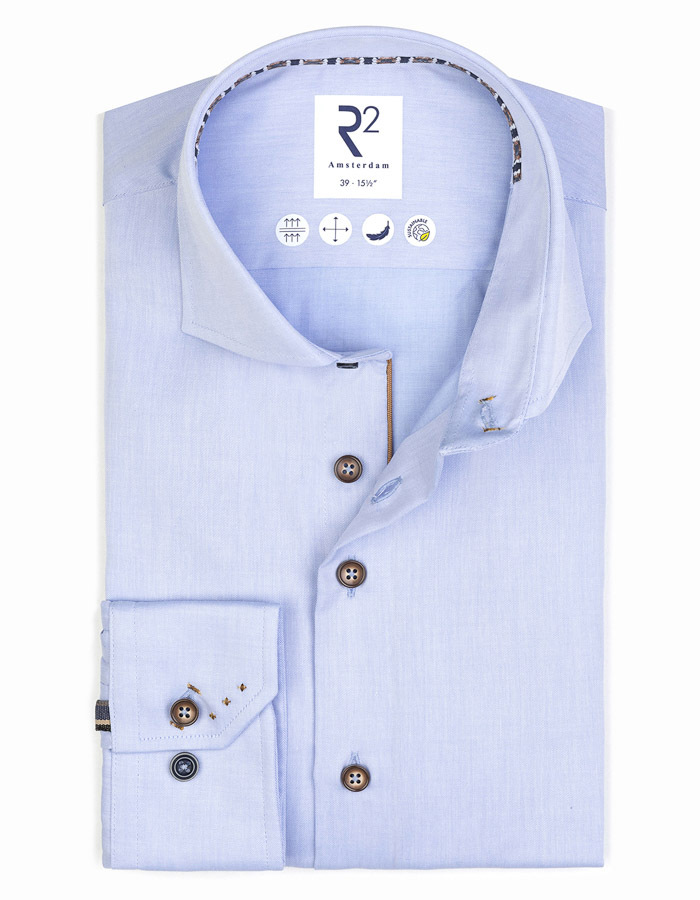Modern Fit Hemd – Featherweight van Duurzame Materialen met Four Way Stretch