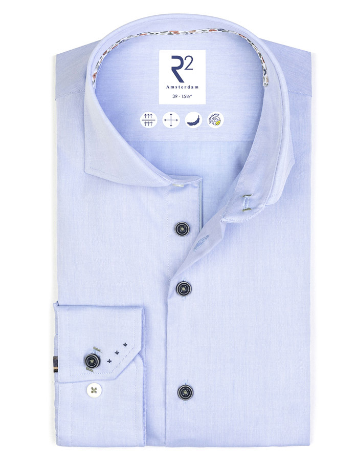 Modern Fit Hemd– Featherweight met Four Way Stretch 
