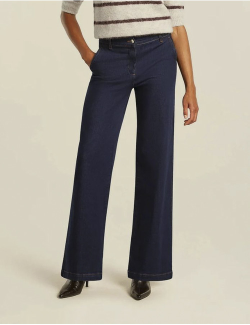 Beaumont geklede broek navy