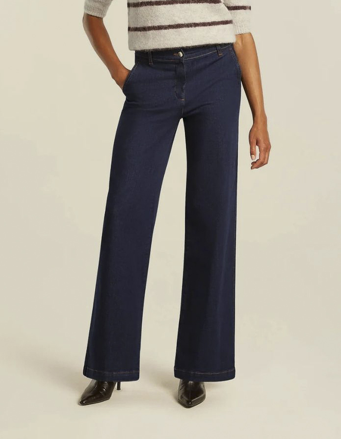 Beaumont geklede broek navy