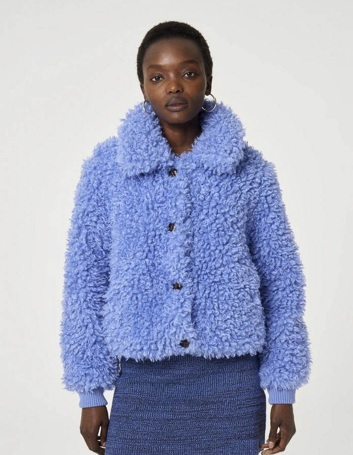 Fabienne Chapot jas blauw