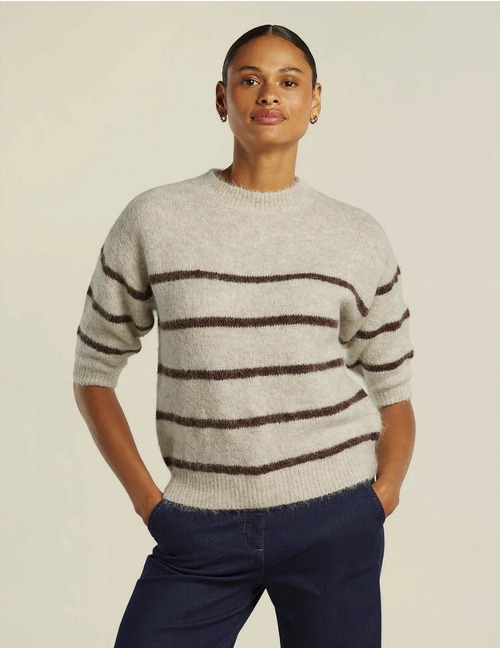 Beaumont pull beige