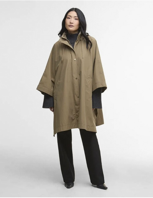Barbour poncho bruin