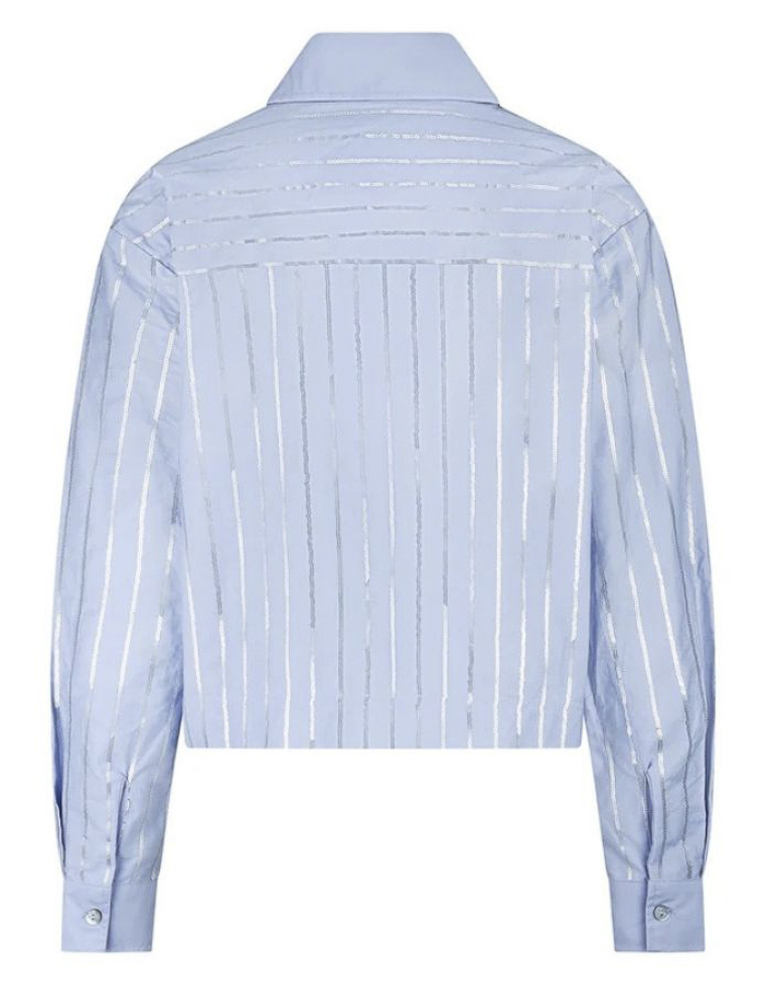 Nukus lange mouw bloes blauw