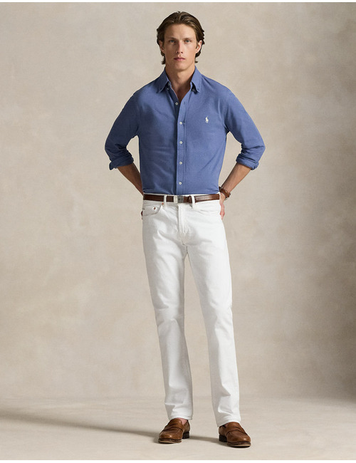Featherweight Mesh Shirt in Capri Blue 