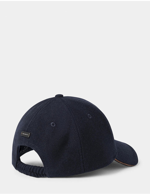 Flannel Cap in Navy