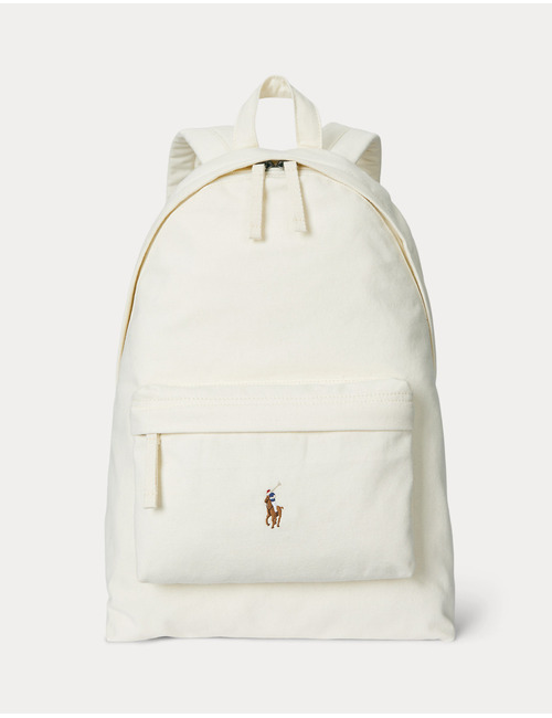 Canvas Backpack in Parchment Cream