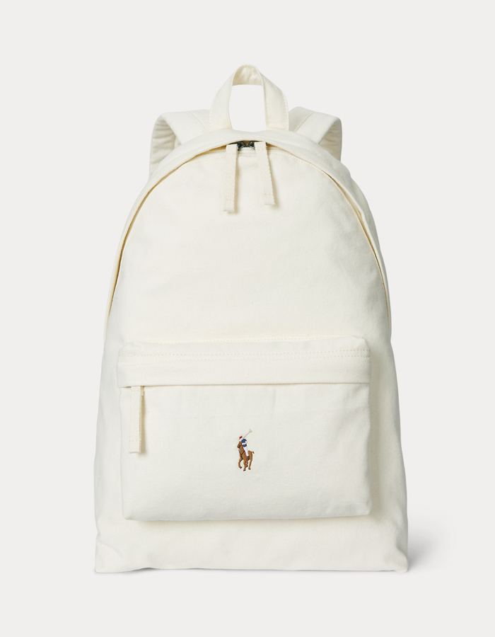 Canvas Backpack in Parchment Cream