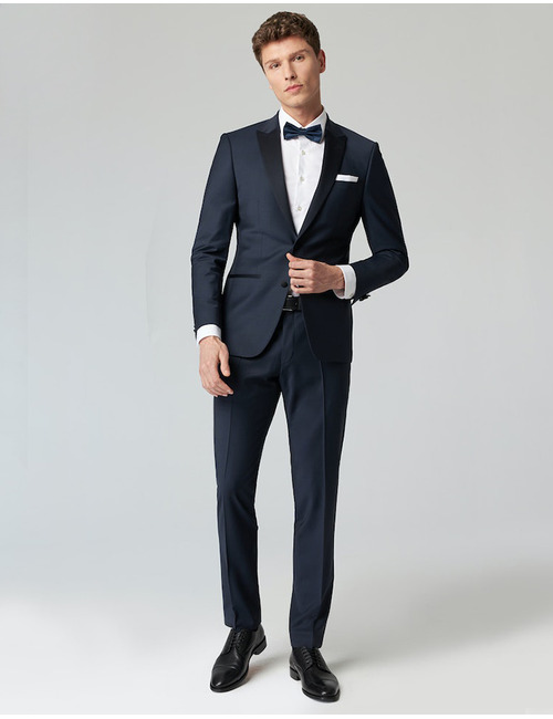 Modern Fit Smoking in Navy– Virgin Wool Mix